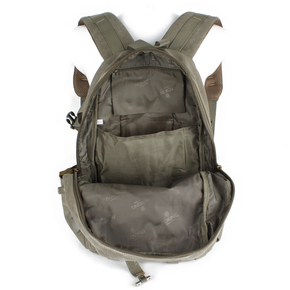 Rucksack Sport Reise Wander Schul Tasche Canvas Day Back Pack Outdoor AOKING !